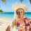 Elegant Panama Hat Oversized Straw Hat Breathable Sun Hat with 4