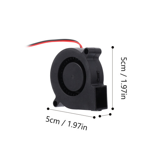 3 Pcs Small Computer Fan Radiator Blower 3d Printer Parts 12v Cooling 1