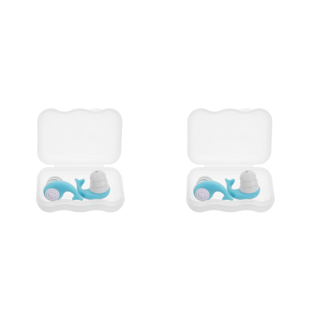 Photos - Climbing Gear 2Pairs Waterproof Silicone Earplugs for Swimming Dorm Sleep and Work