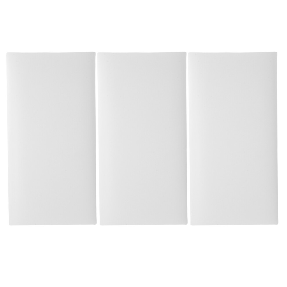 Iplusmile 3Pcs Ivory Soft Pvc Kids Wall Padding For Home Playroom Safety Cushion