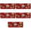 5Pcs Red Ladies Lipstick Box Compact Portable Lipstick Container 6