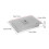 Silver Embedded Waste Lid for Kitchen Cabinet Silent Inward Flap 2