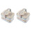 2Pcs Multi Color Tinplate Candy Storage Box Small Portable Gift Box 2