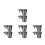 8Pcs Durable Black Plastic Cup Holder for Strollers Scooters & Bikes 1