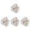 4Pcs Multi Color Tinplate Gift Boxes Sturdy Candy and Cookie Holders 1