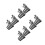 8Pcs Durable Black Plastic Cup Holder for Strollers Scooters & Bikes 3