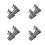 8Pcs Durable Black Plastic Cup Holder for Strollers Scooters & Bikes 5