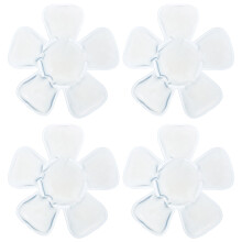 4St Transparante Koelpads Voor Hoeden, PVC, Koel En Ademend