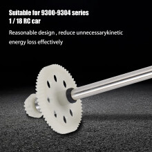 PX 9300-05 Metal Main Axie Drive Shaft with Gears Bearing 1/18 Spare Parts RC Parts