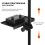 Universal Microphone Stand Clamp- Tray Metal Material with Mounting Clamp 10