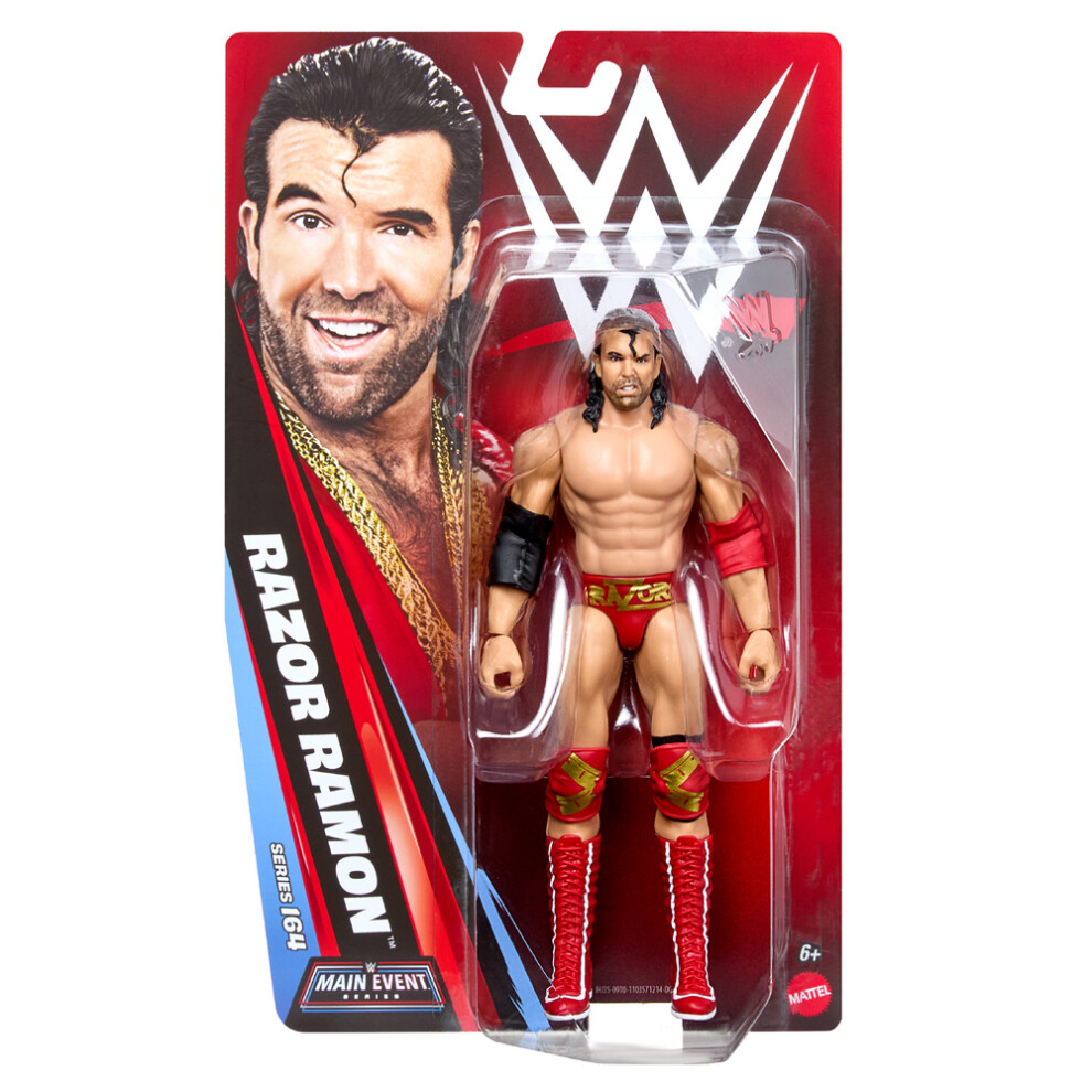 Wwe Main Event: Razor Ramon 6" Figure - Series 164 Mattel Jhj35