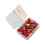 100pcs Heart Shaped Thumbtack Office Tacks Strong Metal-Red 1