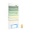 Wall Mount Document Organiser Bag Big Capacity-gradient green 1