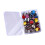 100pcs Heart Shaped Thumbtack Office Tacks Strong Metal-1 1