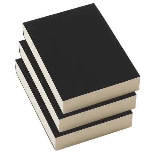 3Pieces Artist Sketchbook Blank Pages Thick Draft Book For