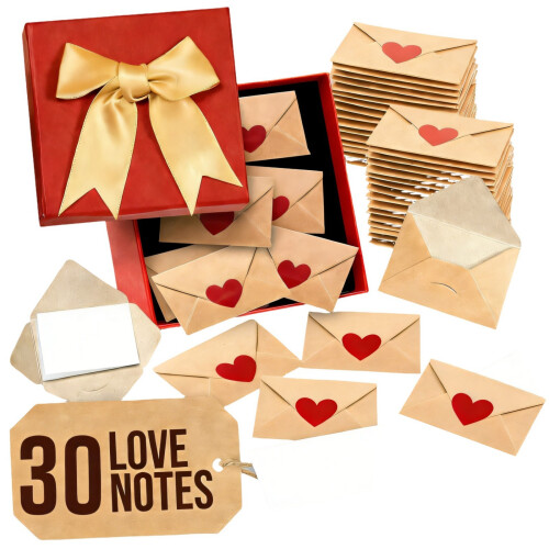 Pack of Love Note Envelope Card Sticker Set for Expressing-30