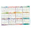 Wandkalender 2026, Jahresplaner, doppelseitig, löschbar, 1
