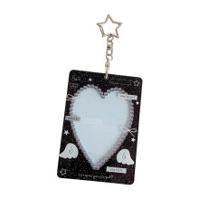 Multipurpose 3Inch Card Holders Storage Sleeve-Black love