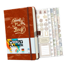 2026 Schedule Planner Daily Planner Multifunctional-brown