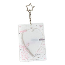 Stylish Card Protective Sleeve For 3 Inch Pictures-White love