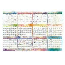 2026 dubbelzijdig uitwisbare kalender 48x32 inch volledig jaar