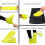 Επαναχρησιμοποιήσιμα καλύμματα παπουτσιών σιλικόνης για βροχή, αδιάβροχα 5