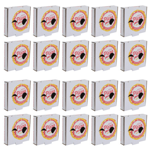 20St Duurzame Kartonnen Pizza Take-Away Dozen Multi Hittebestendig