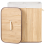 Beliani Laundry Basket KANDY Bamboo Light Brown 100 L 3