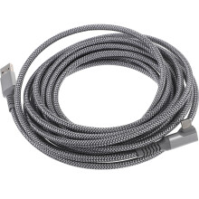 Câble Vr 1Argent En Aluminium Avec Tête USB 90 Protecteur Et Confort