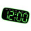 Digital Alarm Clock Electric Desk Clock-2817 black shell gre 1