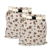Sustainable Cotton Bread Bag With Double Layer Protective