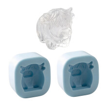 Cow Shape Ice Cubes Tray Silicone Molds Food Grade Silicone-2