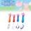 (Big Spoon)Peppa Pig Cartoon Tableware Spoon Fork Baby Complementary Food Scraper Training 7