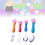 (set)Peppa Pig Cartoon Tableware Spoon Fork Baby Complementary Food Scraper Training 4