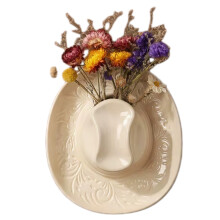 Rustics Farmhouse Vases Decorative Flower Vases Ceramic-White