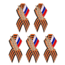 1 set modieuze emaille broche met Rusland-thema, lichtgewicht-5