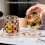 Hand Painted Rotating Whiskeys Glasses With 360 Degree-2 2