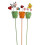 Modern Flower Pot Stands Decorative Stakes-Threepiece bucket 1
