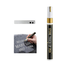 Golden Tombstone Marker Pen, for Restoring Faded Grave-silver