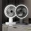 Kleine kunststof bureauventilator, energie-efficiënte-Wit licht 4