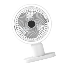 Kleine kunststof bureauventilator, energie-efficiënte-Wit licht