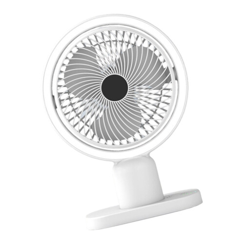 Kleine kunststof bureauventilator, energie-efficiënte-Wit licht