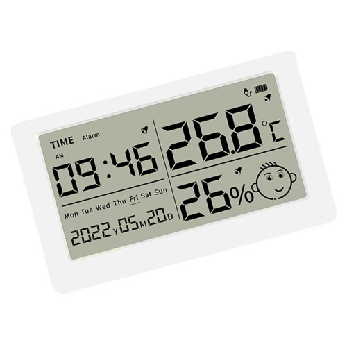 Oplaadbare LCD-temperatuur-vochtigheidsmeter voor gebruik-8115A
