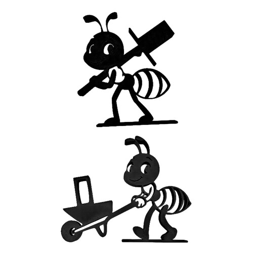 Artistieke Ants Form toiletroldispenser met gladde-A 1