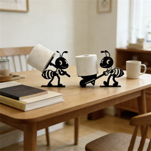 Artistieke Ants Form toiletroldispenser met gladde-A 2