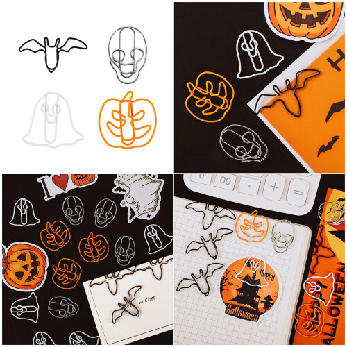 Pak van 100 paperclips, boekafdichtingsclip, mode,-aghost 2