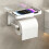 Badezimmer-Organizer mit Handyhalter und-Grau 5