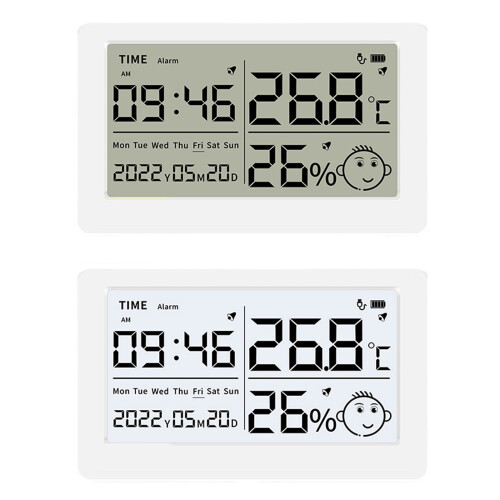 Oplaadbare LCD-temperatuur-vochtigheidsmeter voor gebruik-8115A 1