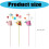 Modern Flower Pot Stands Decorative Stakes-Threepiece bucket 4