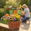 Modern Flower Pot Stands Decorative Stakes-Threepiece bucket 6